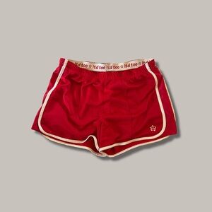 Limited Too Vibrant Red Athletic Shorts